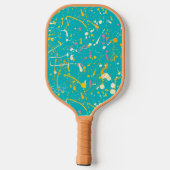 Abstrakt Paint Splash Pickleball Schläger (Rückseite)