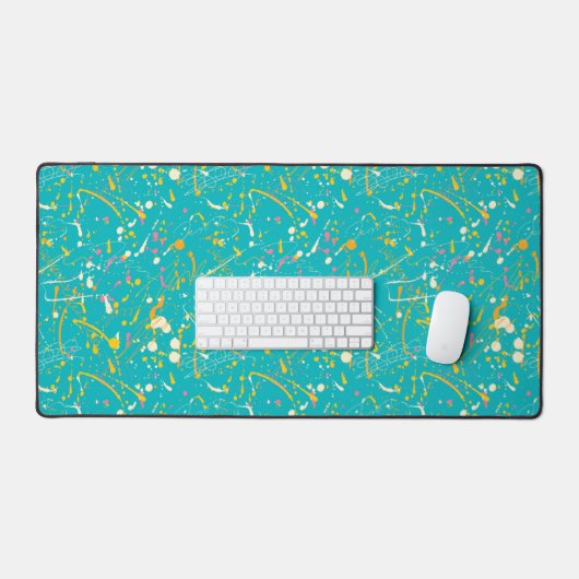 Abstrakt Paint Splash Schreibtischunterlage (Tastatur & Maus)