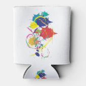 Abstrakt Paint Spritzer Art Modern Cool.ai Dosenkühler (Vorderseite)