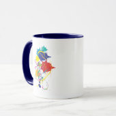 Abstrakt Paint Spritzer Art Modern Cool.ai Tasse (Vorderseite Links)