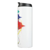 Abstrakt Paint Spritzer Art Modern Cool.ai Thermosbecher (Nach rechts gedreht)
