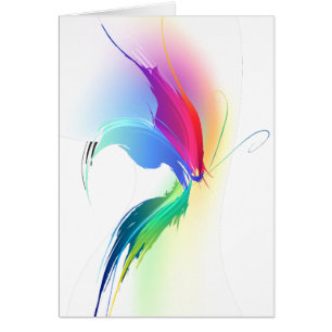 Abstrakt Paint Spritzer Butterfly