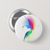 Abstrakt Paint Spritzer Butterfly Button (Vorne & Hinten)