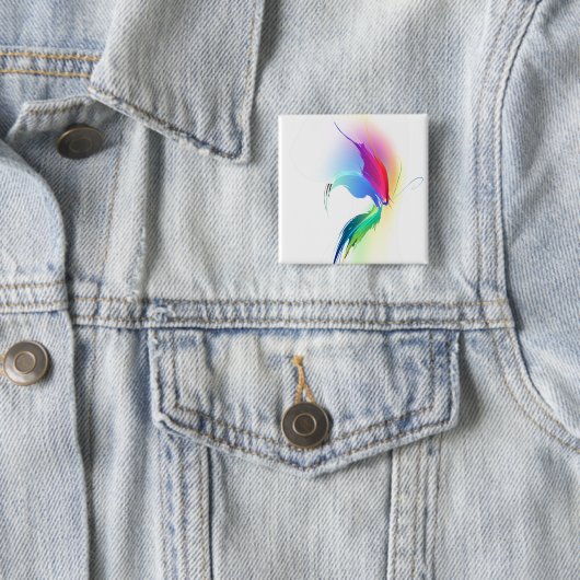 Abstrakt Paint Spritzer Butterfly Button (Beispiel)