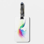 Abstrakt Paint Spritzer Butterfly Gepäckanhänger (Rückseite vertikal)