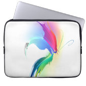 Abstrakt Paint Spritzer Butterfly Laptopschutzhülle (Vorderseite)