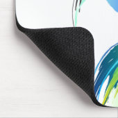 Abstrakt Paint Spritzer Butterfly Mousepad (Ecke)