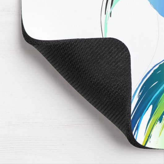 Abstrakt Paint Spritzer Butterfly Mousepad (Ecke)