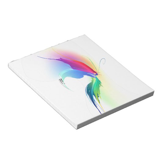 Abstrakt Paint Spritzer Butterfly Notizblock (angewinkelt)