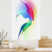Abstrakt Paint Spritzer Butterfly Poster (Küche)