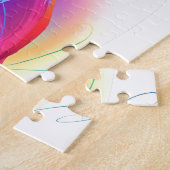 Abstrakt Paint Spritzer Butterfly Puzzle (Seite)