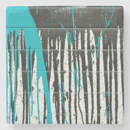 Abstrakt Paint Spritzer Stone Untersetzer