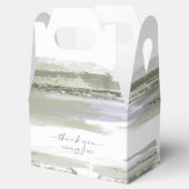 Abstrakt Paint Stroke Wedding Danke V2 Olve ID886 Geschenkschachtel (Geöffnet)