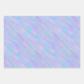 Abstrakt Paint Strokes Mermaid Colors Geschenkpapier Set (Vorderseite 3)