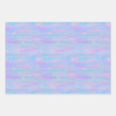 Abstrakt Paint Strokes Mermaid Colors Geschenkpapier Set (Vorderseite 2)