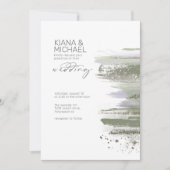 Abstrakt Paint Strokes Wedding ID886 (Vorderseite)