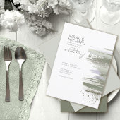 Abstrakt Paint Strokes Wedding ID886