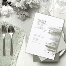 Abstrakt Paint Strokes Wedding ID886