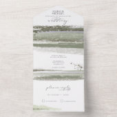 Abstrakt Paint Strokes Wedding ID886 All In One Einladung (Innen Boden)