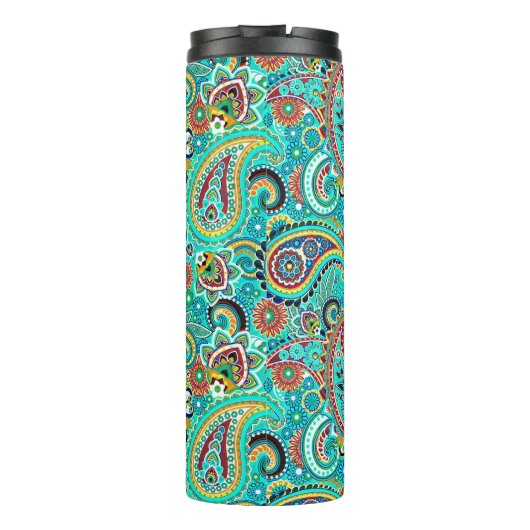 Abstrakt Paisley Pattern Thermosbecher (Rückseite)