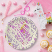 Abstrakt Pappteller (Party)