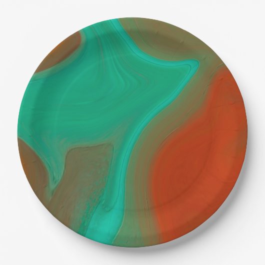 abstrakt pappteller (Vorderseite)