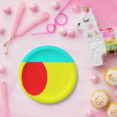 Abstrakt Pappteller (Party)