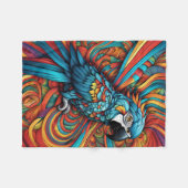 ABSTRAKT PARROT BLANKET FLEECEDECKE (Vorderseite (Horizontal))