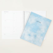 Abstrakt Pastel Blue Sky Clouds personalisieren Planer (Anzeige)