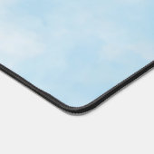 Abstrakt Pastel Blue Sky Clouds personalisieren Schreibtischunterlage (Ecke)