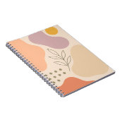 Abstrakt Pastel Boho Notebook Notizblock (Rechte Seite)