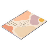 Abstrakt Pastel Boho Notebook Notizblock (Linke Seite)