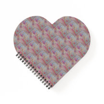 Abstrakt Pastel Floral Heart