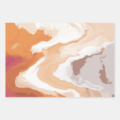 Abstrakt Pastel Paint Ginger Edition Geschenkpapier Set (Vorderseite 2)