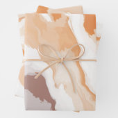 Abstrakt Pastel Paint Ginger Edition Geschenkpapier Set (Beispiel)
