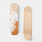 Abstrakt Pastel Paint Ginger Edition Skateboard (Vorderseite)