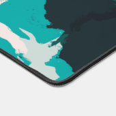Abstrakt Pastel Paint Lagoon Edition Schreibtischunterlage (Ecke)