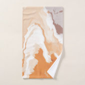 Abstrakt Pastell Paint Ginger Foam Edition Badhandtuch Set (Handtuch)