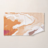 Abstrakt Pastell Paint Ginger Foam Edition Badhandtuch Set (Handtuch)