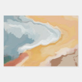 Abstrakt Pastell Paint Summer Edition Geschenkpapier Set (Vorderseite 3)