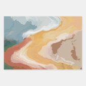 Abstrakt Pastell Paint Summer Edition Geschenkpapier Set (Vorderseite 2)