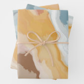 Abstrakt Pastell Paint Summer Edition Geschenkpapier Set (Beispiel)