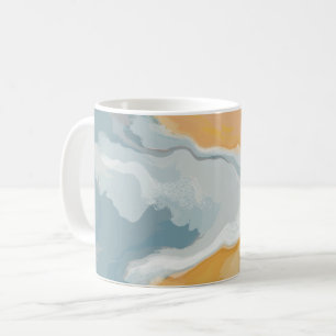 Abstrakt Pastell Paint Summer Edition Kaffeetasse