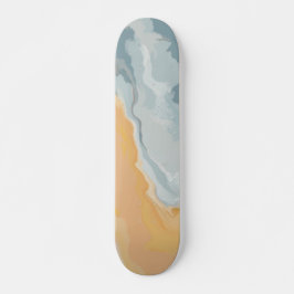 Abstrakt Pastell Paint Summer Edition Skateboard