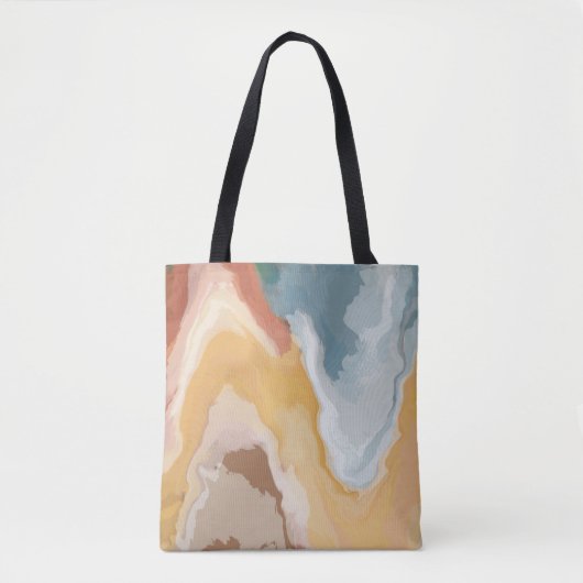 Abstrakt Pastell Paint Summer Edition Tasche (Vorderseite)