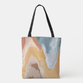 Abstrakt Pastell Paint Summer Edition Tasche (Rückseite)