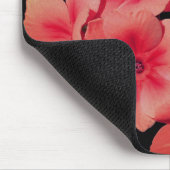 Abstrakt Peach Primrose Blume Kunst Mousepad (Ecke)