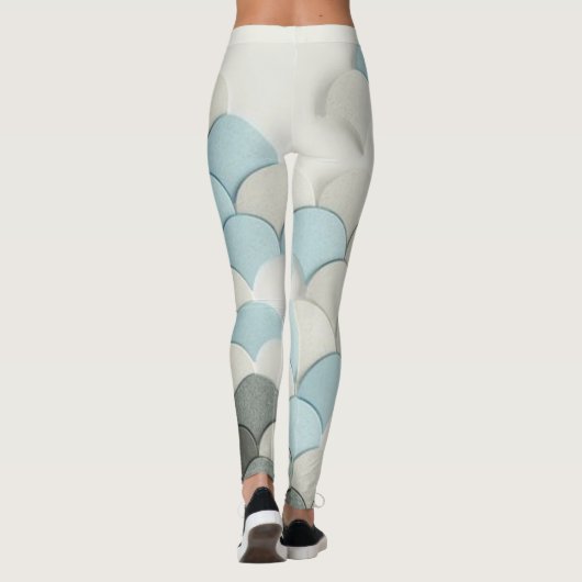 Abstrakt Pedals Leggings (Rückseite)