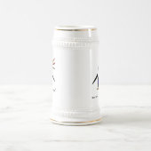 Abstrakt Penguin Stein Bierglas (Mittel)