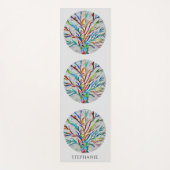 Abstrakt Personalisiert Yogamatte (Vorderseite)